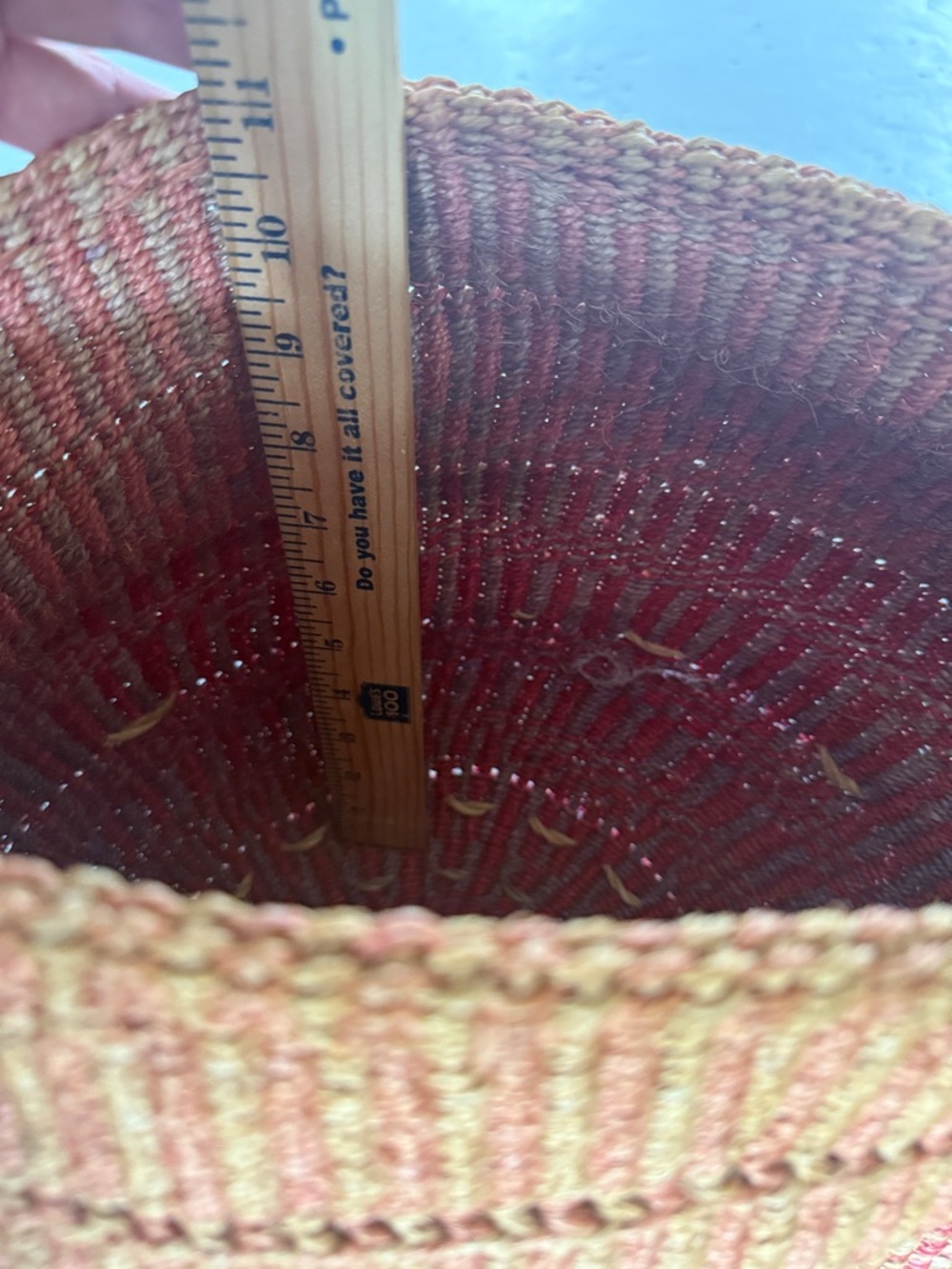 Woven Sisal Market Tote Bag Boho Kenyan Kiondo Basket Purse Eclectric Coastal - Picture 16 of 16